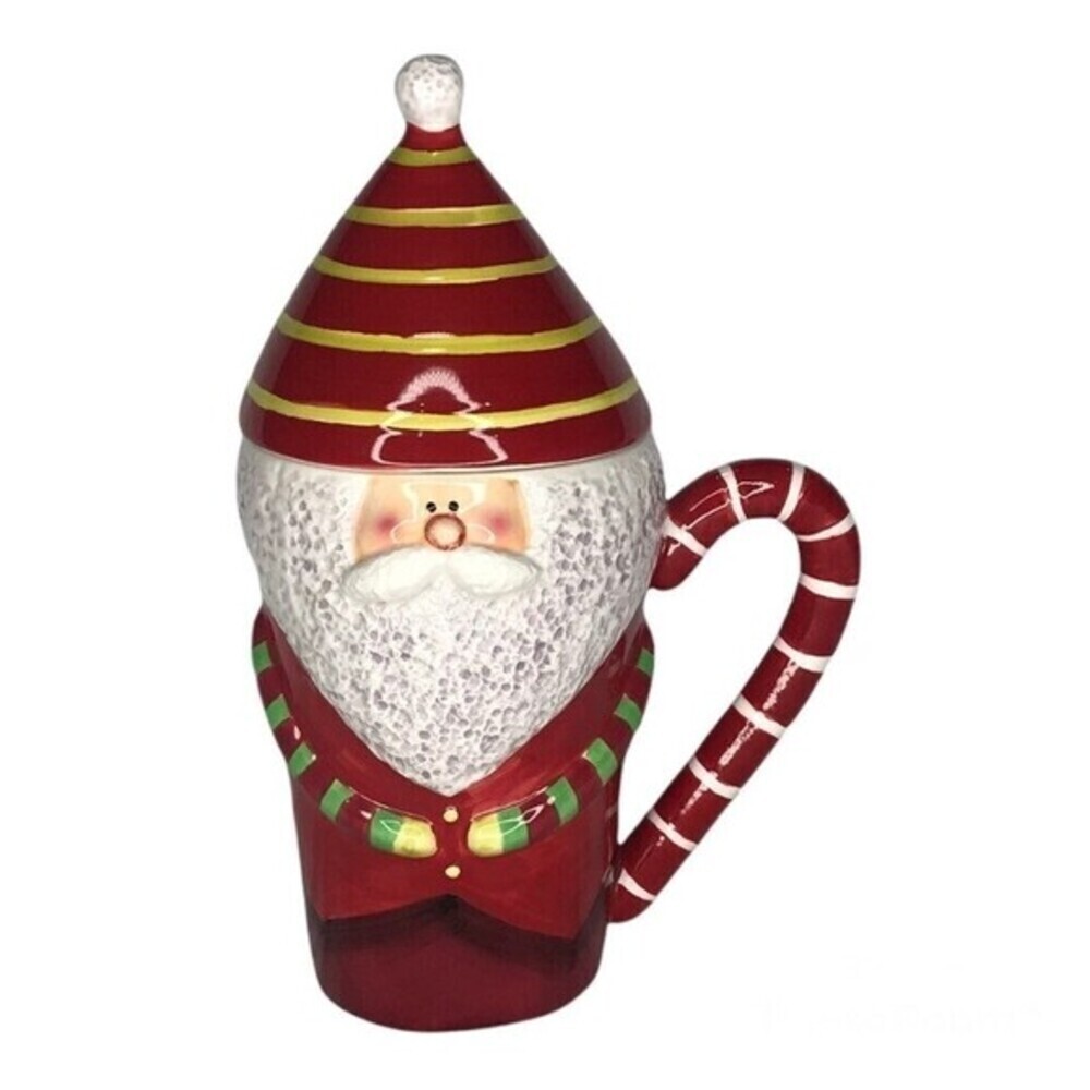 SAKURA Santa Coffee/Tea Mug with Lid